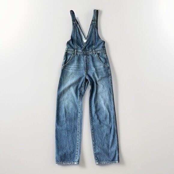 ADRIANO GOLDSCHMIED AG The Mabel Denim Jean Overalls Meadow Women Size S - Picture 3 of 8